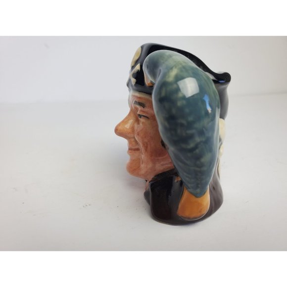 Royal Doulton 1951 Long John Silver Miniature Character Jug, Pirate Toby Mug - Picture 4 of 9
